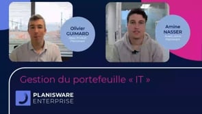 Démonstration Planisware Enterprise : La gestion de portefeuilles IT