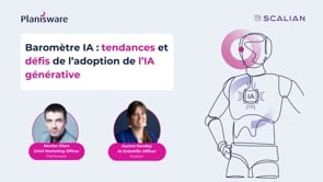 Barom&egrave;tre IA Planisware - Scalian : Tendances et D&eacute;fis de l&rsquo;Adoption de l&rsquo;IA G&eacute;n&eacute;rative