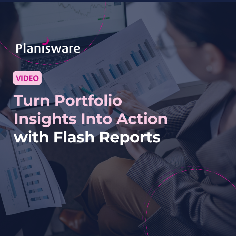 Planisware Flash reports article