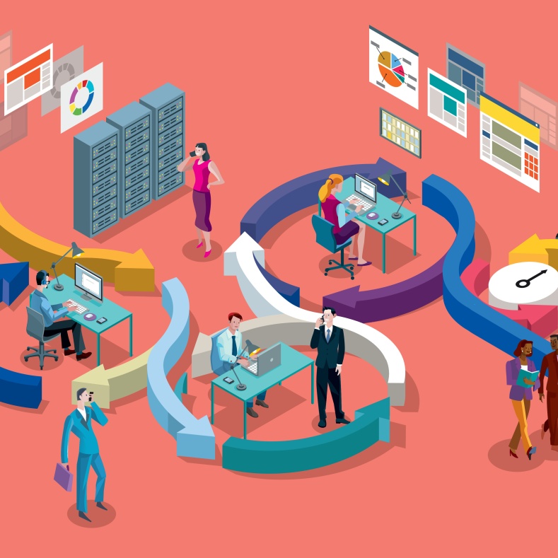 An overview of people who work